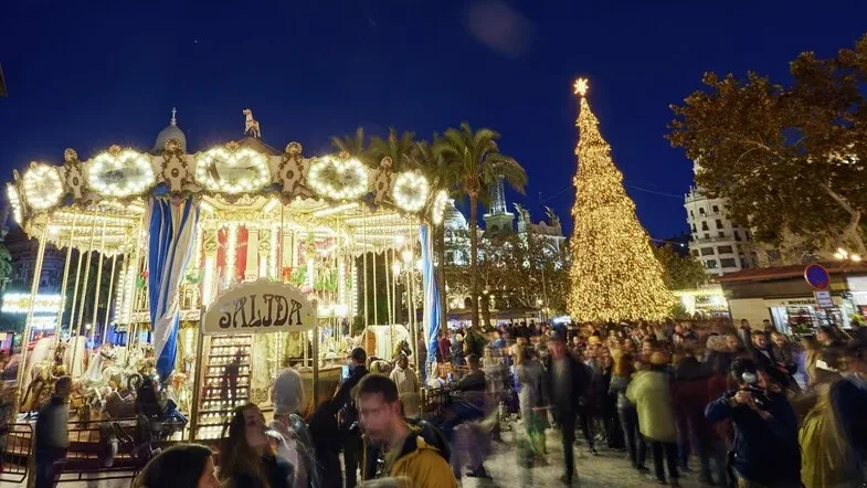 Mercado artesanal Valencia Navidad