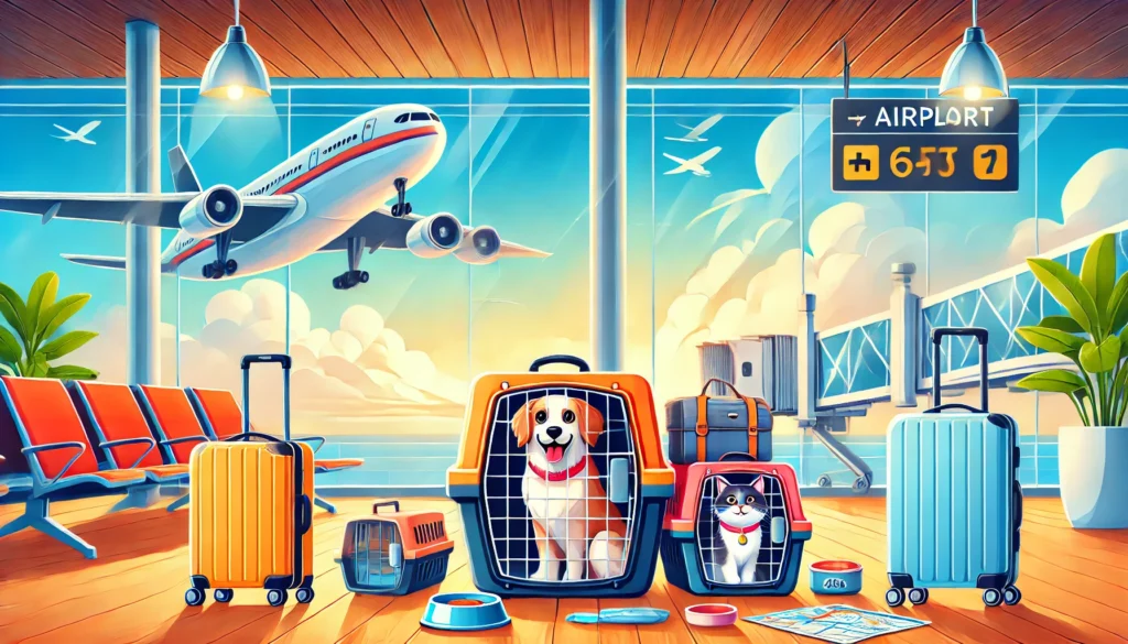 Viajar en avion con mascotas