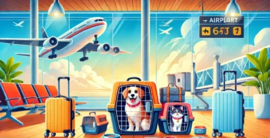 Viajar en avion con mascotas