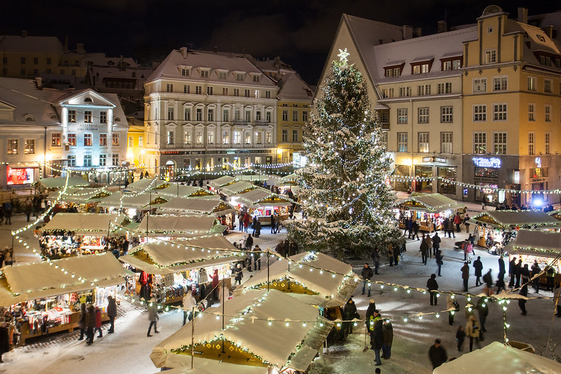 Mercadillo navideño en Tallinn