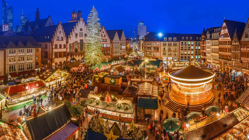 Mercadillo navideño de Römerberg en Frankfurt 