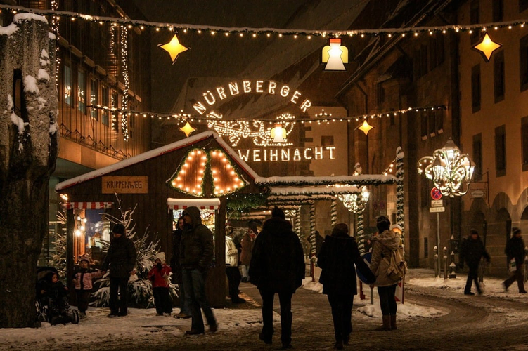 Mercadillo navideño en Núremberg 