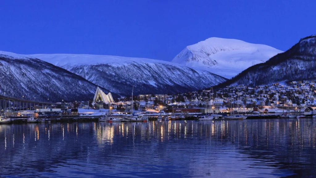 Viajar a Tromso, Noruega en febrero